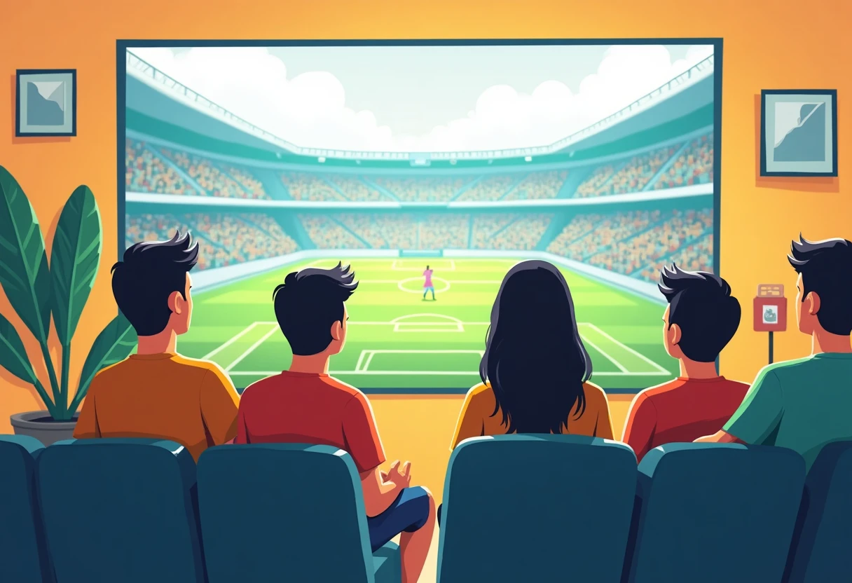 Fãs de basquete assistindo a uma partida